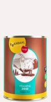 Hund Katze B.A.R.F. Hundefutter RyAnimal Ziege-Pur 400g 6 Stück Anifit